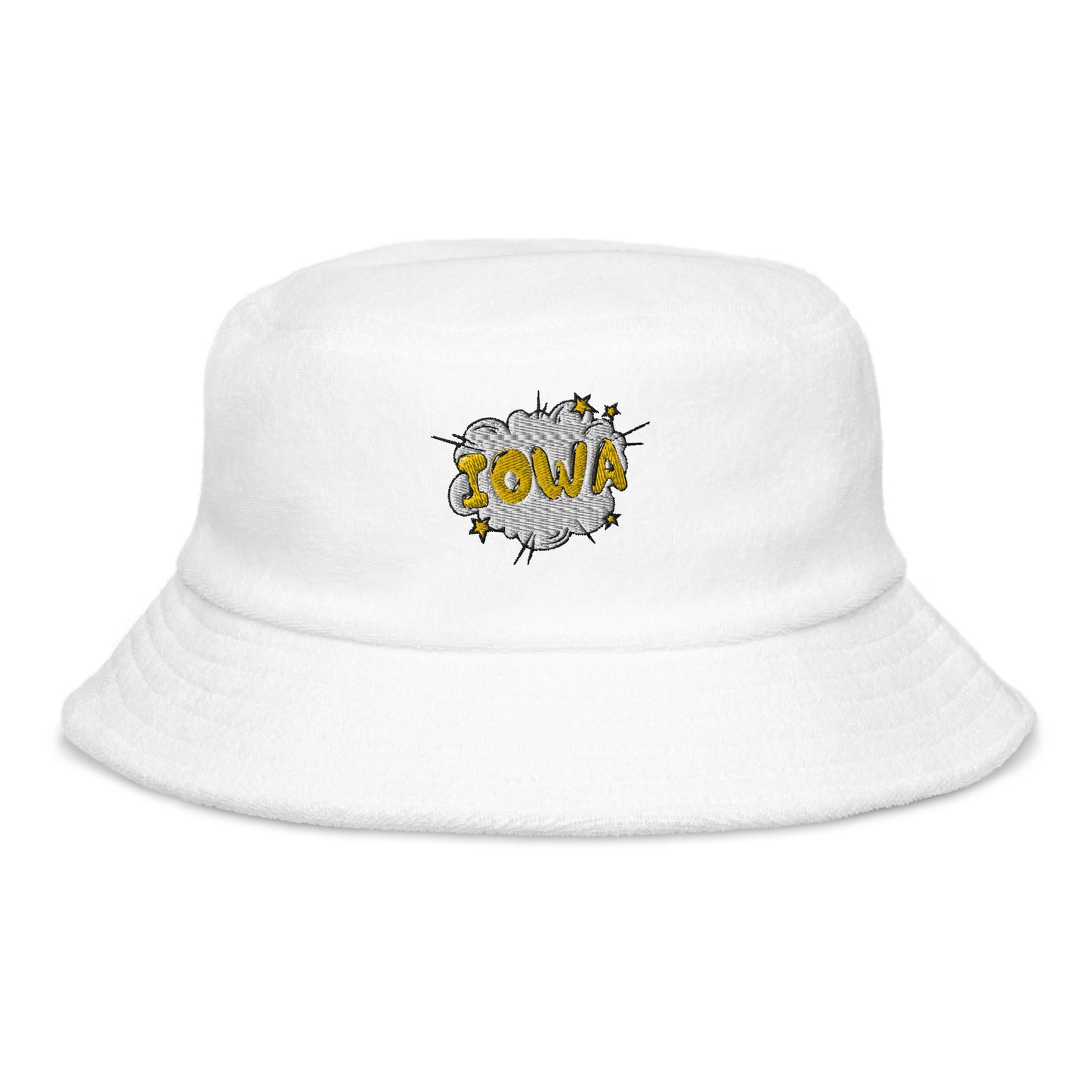 Iowa Burst Terry Cloth Bucket Hat